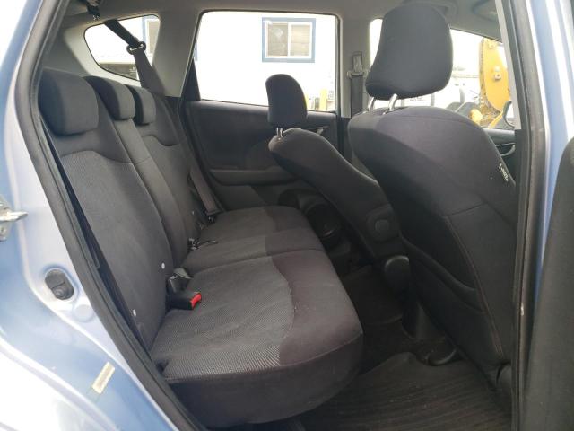 JHMGE8H43AC023177 - 2010 HONDA FIT SPORT BLUE photo 10