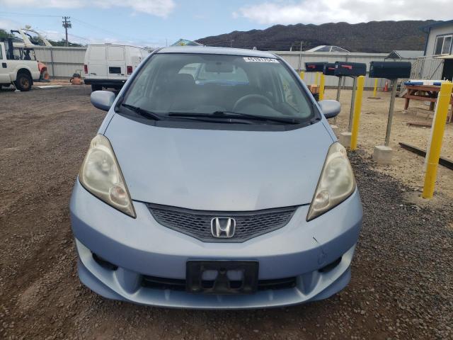 JHMGE8H43AC023177 - 2010 HONDA FIT SPORT BLUE photo 5