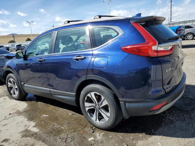 2HKRW6H31JH216452 - 2018 HONDA CR-V LX BLUE photo 2