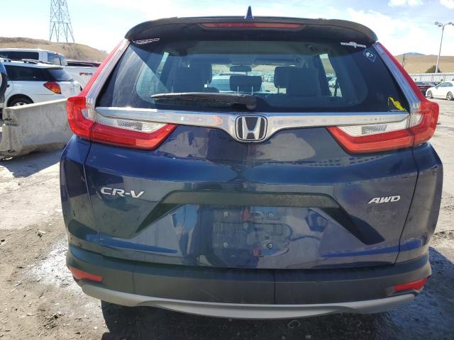 2HKRW6H31JH216452 - 2018 HONDA CR-V LX BLUE photo 6