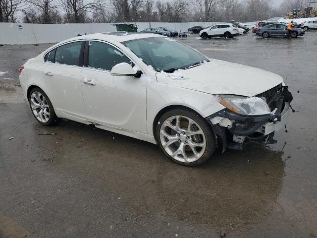 2G4GV5GVXD9192825 - 2013 BUICK REGAL GS WHITE photo 4