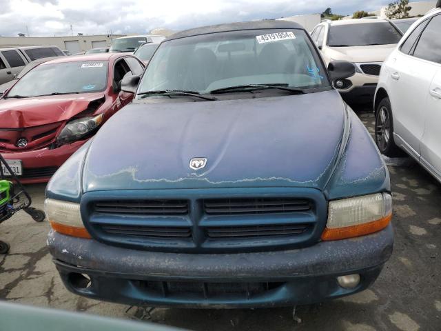 1B7GL22X2WS541365 - 1998 DODGE DAKOTA GREEN photo 5