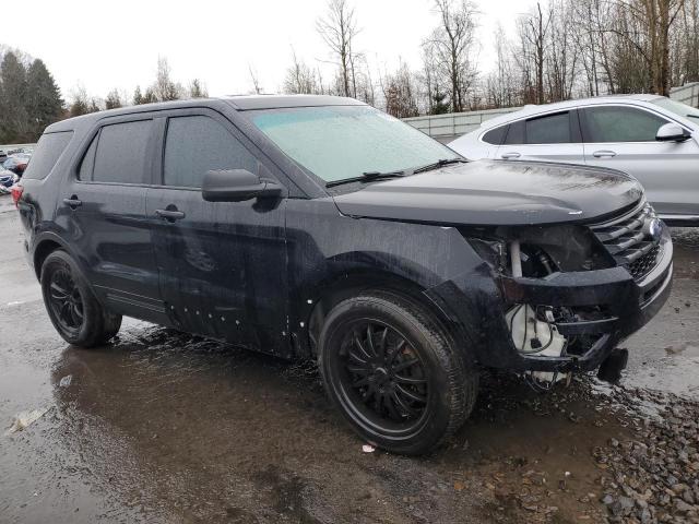 1FM5K8AR1HGA94612 - 2017 FORD EXPLORER POLICE INTERCEPTOR BLACK photo 4