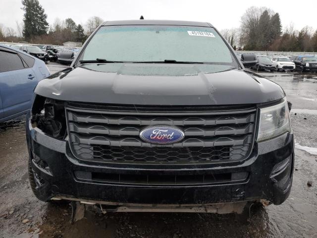 1FM5K8AR1HGA94612 - 2017 FORD EXPLORER POLICE INTERCEPTOR BLACK photo 5