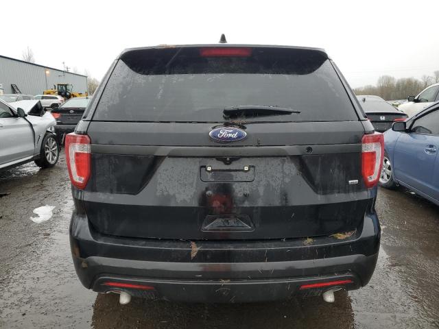 1FM5K8AR1HGA94612 - 2017 FORD EXPLORER POLICE INTERCEPTOR BLACK photo 6