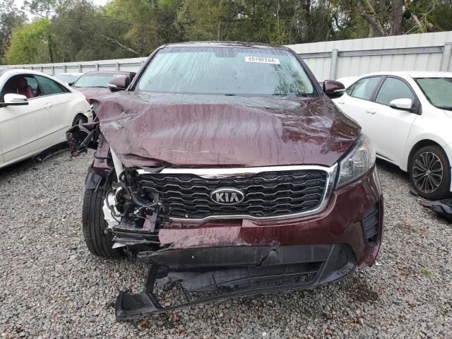 5XYPG4A30LG683231 - 2020 KIA SORENTO L BURGUNDY photo 5