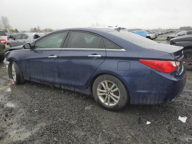 5NPEC4AC1DH803714 - 2013 HYUNDAI SONATA SE BLUE photo 2