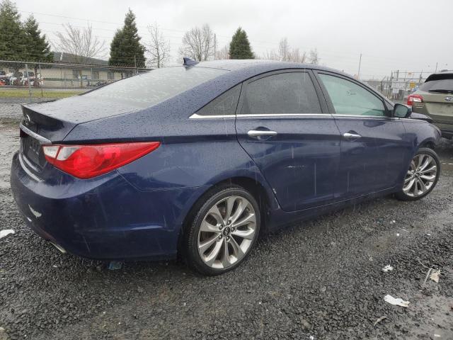 5NPEC4AC1DH803714 - 2013 HYUNDAI SONATA SE BLUE photo 3