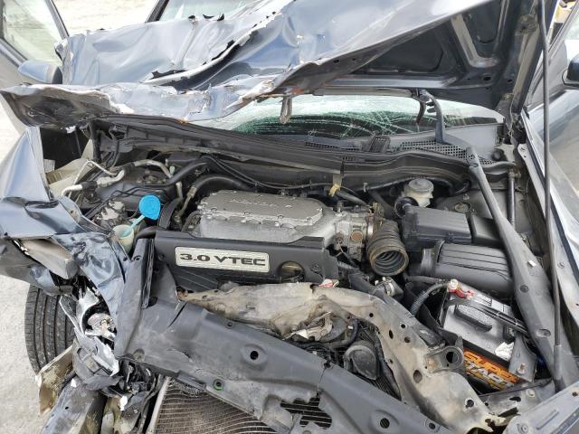 1HGCM82687A000920 - 2007 HONDA ACCORD EX GRAY photo 11