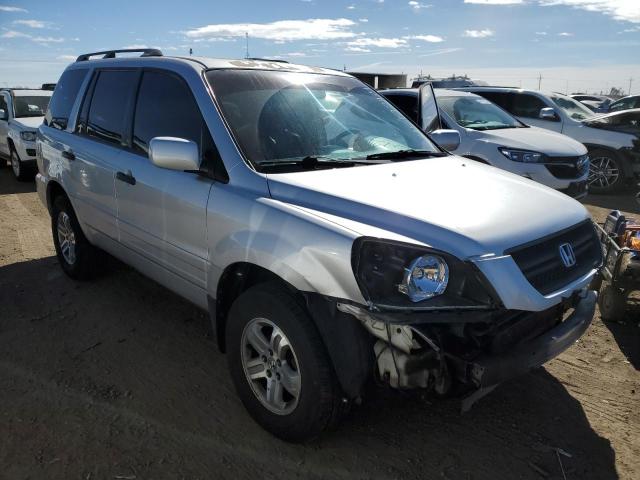 5FNYF18635B017738 - 2005 HONDA PILOT EXL SILVER photo 4