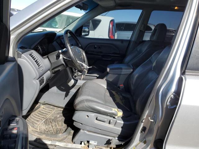 5FNYF18635B017738 - 2005 HONDA PILOT EXL SILVER photo 7