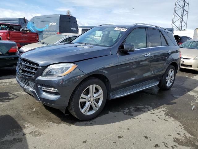 4JGDA5HBXEA313314 - 2014 MERCEDES-BENZ ML 350 4MATIC GRAY photo 1