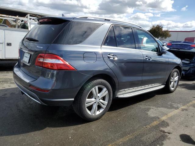 4JGDA5HBXEA313314 - 2014 MERCEDES-BENZ ML 350 4MATIC GRAY photo 3