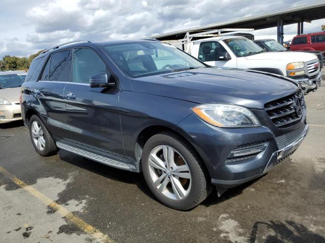 4JGDA5HBXEA313314 - 2014 MERCEDES-BENZ ML 350 4MATIC GRAY photo 4