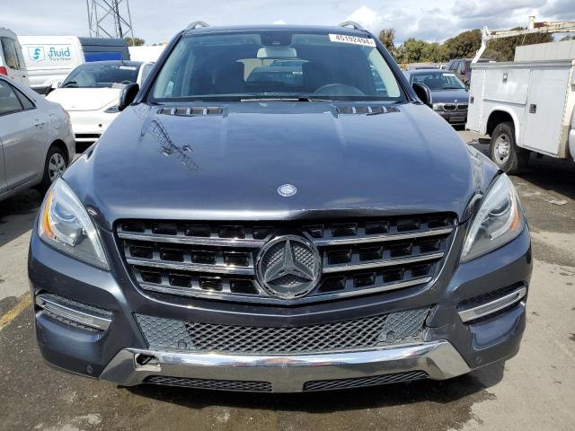 4JGDA5HBXEA313314 - 2014 MERCEDES-BENZ ML 350 4MATIC GRAY photo 5