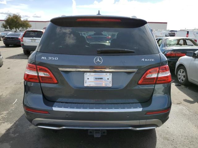 4JGDA5HBXEA313314 - 2014 MERCEDES-BENZ ML 350 4MATIC GRAY photo 6