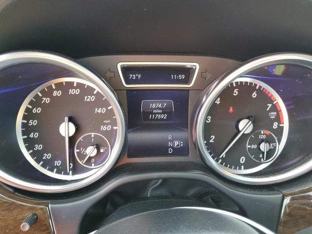 4JGDA5HBXEA313314 - 2014 MERCEDES-BENZ ML 350 4MATIC GRAY photo 9