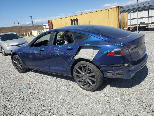5YJSA1E20HF190806 - 2017 TESLA MODEL S 蓝色 照片 2