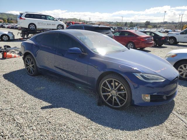 5YJSA1E20HF190806 - 2017 TESLA MODEL S 蓝色 照片 4