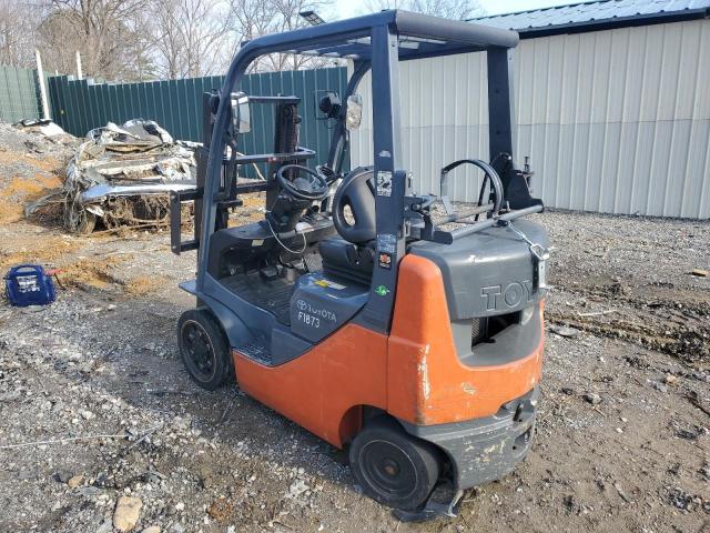 76840 - 2016 TOYOTA FORK LIFT ORANGE photo 3