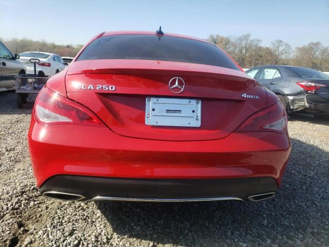 WDDSJ4GB6HN403439 - 2017 MERCEDES-BENZ CLA 250 4MATIC RED photo 6