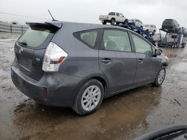 JTDZN3EU5C3142546 - 2012 TOYOTA PRIUS V GRAY photo 3