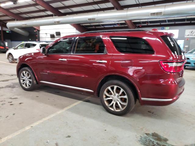 1C4RDJEG2GC459238 - 2016 DODGE DURANGO CITADEL RED photo 2