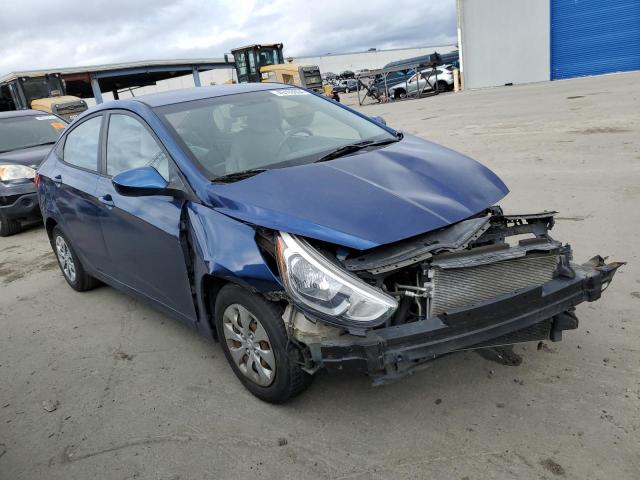 KMHCT4AE1GU052063 - 2016 HYUNDAI ACCENT SE BLUE photo 4