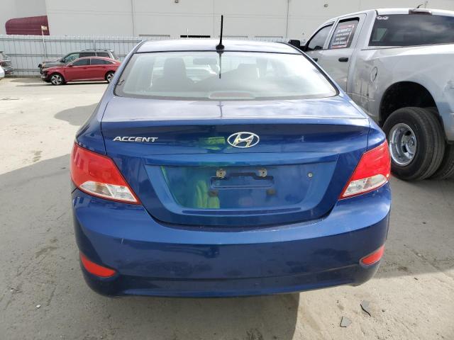 KMHCT4AE1GU052063 - 2016 HYUNDAI ACCENT SE BLUE photo 6