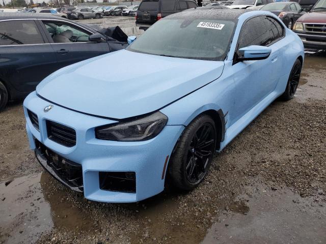 3MF13DM08P8D61938 - 2023 BMW M2 BLUE photo 1