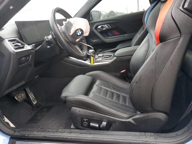 3MF13DM08P8D61938 - 2023 BMW M2 BLUE photo 7