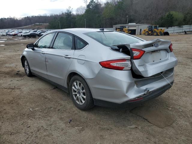 3FA6P0G74GR350501 - 2016 FORD FUSION S SILVER photo 2