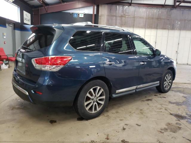 5N1AR2MM7EC696795 - 2014 NISSAN PATHFINDER S BLUE photo 3