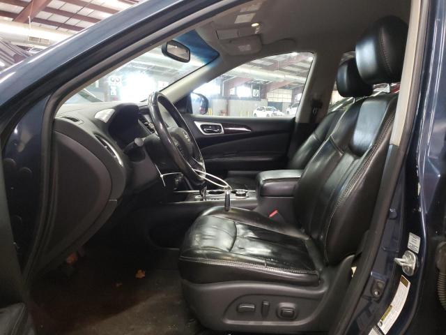 5N1AR2MM7EC696795 - 2014 NISSAN PATHFINDER S BLUE photo 7