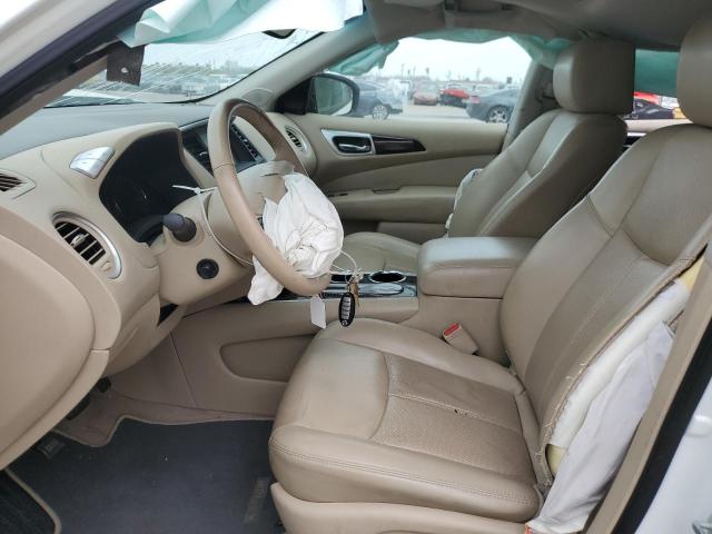 5N1AR2MN0FC713253 - 2015 NISSAN PATHFINDER S WHITE photo 7