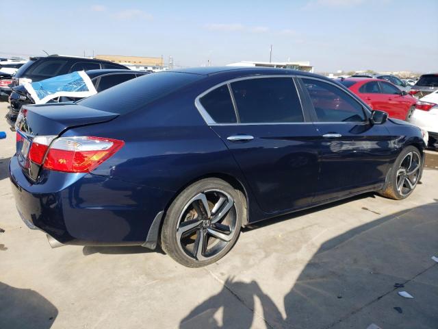 1HGCR2F31EA294768 - 2014 HONDA ACCORD LX BLUE photo 3