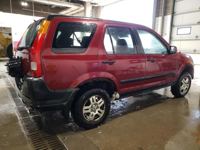 JHLRD78832C084950 - 2002 HONDA CR-V EX BURGUNDY photo 3