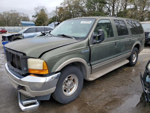 1FMNU42L7YEA92386 - 2000 FORD EXCURSION LIMITED GREEN photo 1