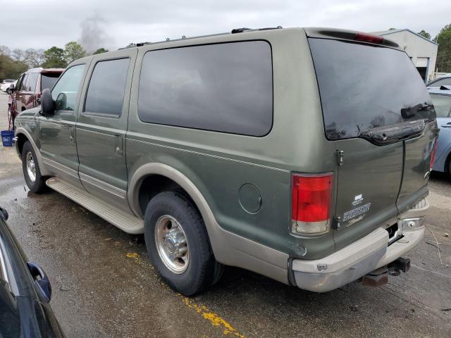 1FMNU42L7YEA92386 - 2000 FORD EXCURSION LIMITED GREEN photo 2