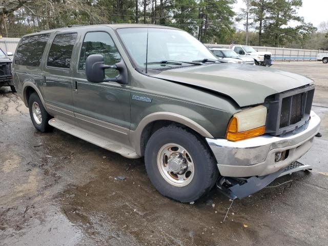 1FMNU42L7YEA92386 - 2000 FORD EXCURSION LIMITED GREEN photo 4