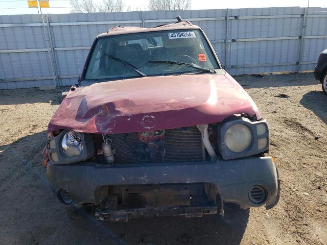 5N1ED28Y12C535108 - 2002 NISSAN XTERRA XE MAROON photo 5