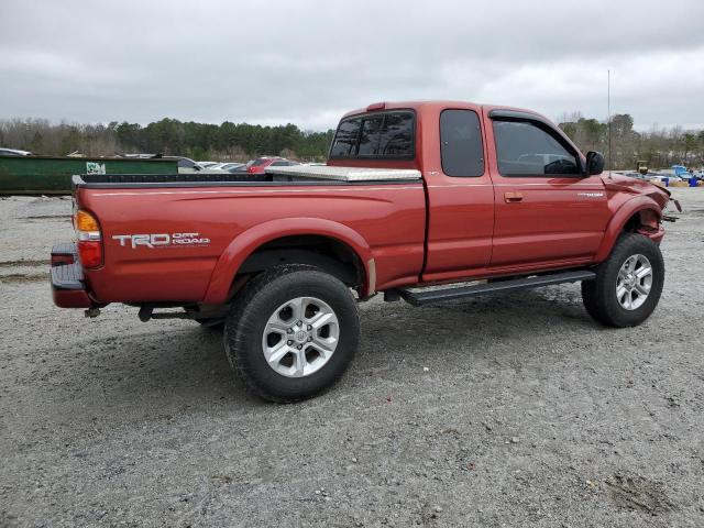 5TEWN72N42Z045555 - 2002 TOYOTA TACOMA XTRACAB RED photo 3