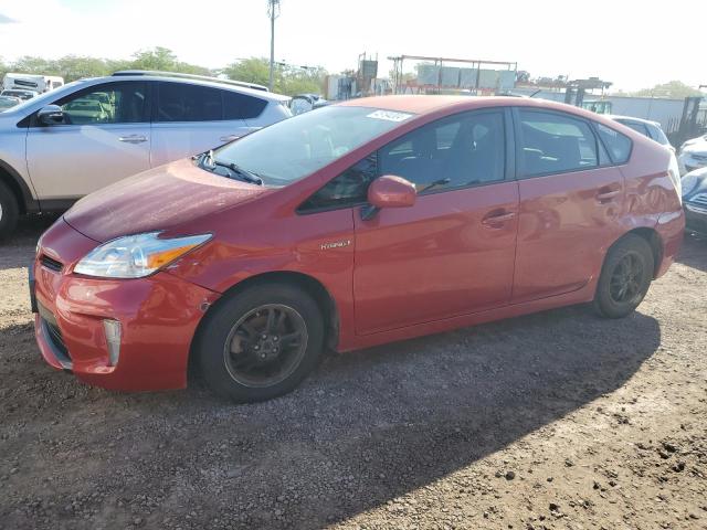 JTDKN3DU7C5450034 - 2012 TOYOTA PRIUS RED photo 1