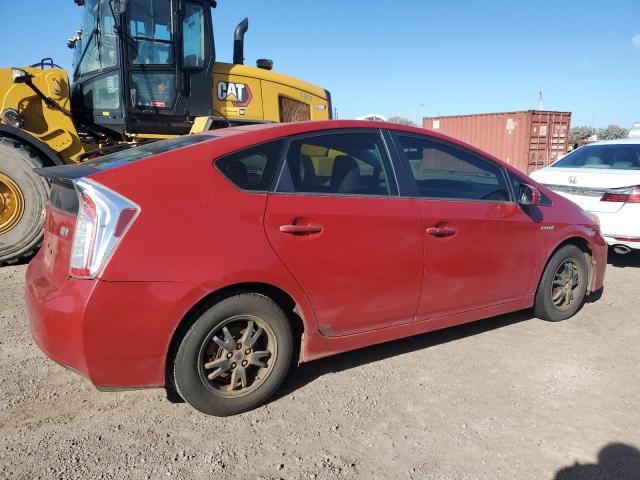 JTDKN3DU7C5450034 - 2012 TOYOTA PRIUS RED photo 3