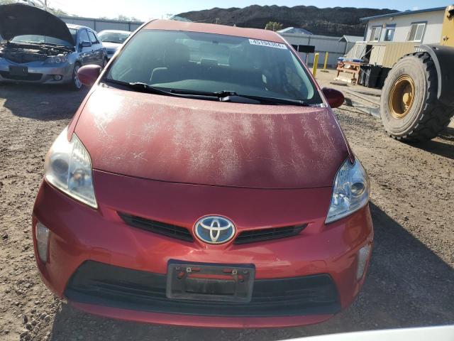 JTDKN3DU7C5450034 - 2012 TOYOTA PRIUS RED photo 5