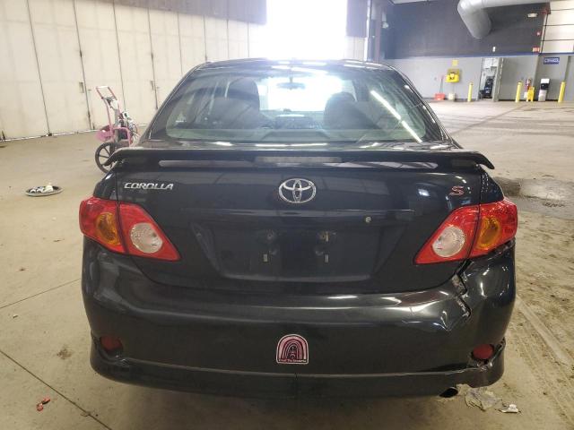 1NXBU4EE0AZ206451 - 2010 TOYOTA COROLLA BASE BLACK photo 6