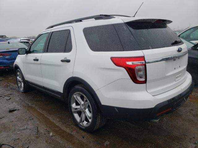 1FM5K8B80DGA50312 - 2013 FORD EXPLORER WHITE photo 2