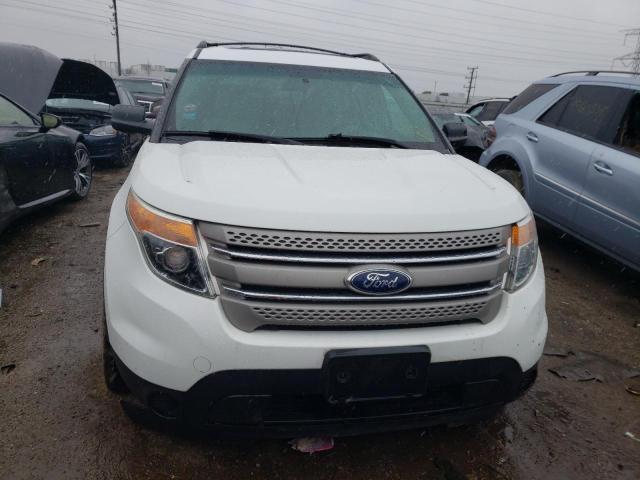 1FM5K8B80DGA50312 - 2013 FORD EXPLORER WHITE photo 5