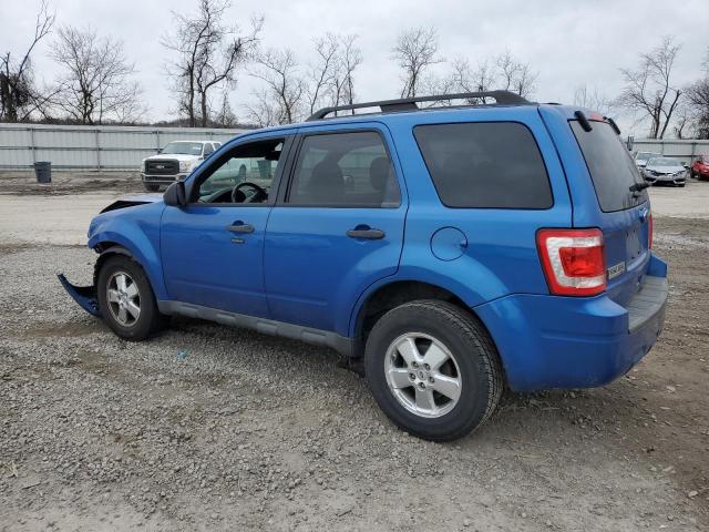 1FMCU0D71BKA86270 - 2011 FORD ESCAPE XLT BLUE photo 2