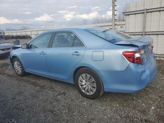 4T4BF1FK9DR294049 - 2013 TOYOTA CAMRY L BLUE photo 2